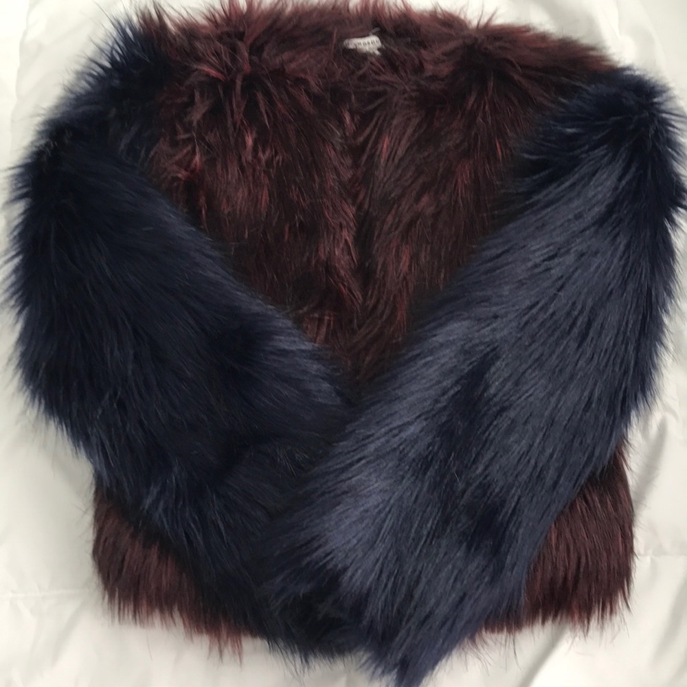 Multi Colored Fur Jacket